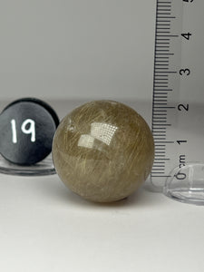 Golden Rutile Quartz (AKA Golden Angel Hair Quartz) Sphere