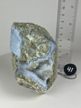 Load image into Gallery viewer, Blue Lace Agate Chalcedony Druzy Rough Raw
