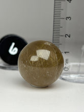 Load image into Gallery viewer, Golden Rutile Quartz (AKA Golden Angel Hair Quartz) Sphere
