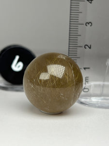 Golden Rutile Quartz (AKA Golden Angel Hair Quartz) Sphere