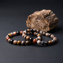 Load image into Gallery viewer, BRACELET Petrified Wood 6MM
