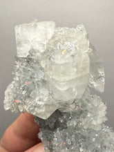 Load image into Gallery viewer, Druzy Chalcedony Stalactites with Druzy Clear Apophyllite | Maharashtra, India
