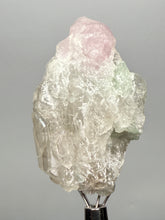 Load image into Gallery viewer, Pink Morganite &amp; Mint Green Tourmaline in Shiny Quartz – Pegmatite Mineral Specimen from Pakistan
