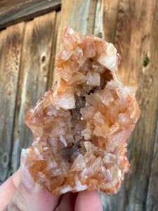 Orange Gem Heulandite • Maharashtra, India