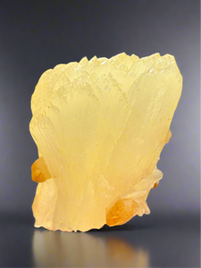 Golden Yellow Stilbite + Golden Calcite • Maharashtra, India