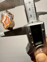 Load image into Gallery viewer, Polished Malawi Agate Half – High-Grade African Banded Agate Display Specimen
