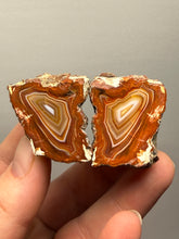 Load image into Gallery viewer, Premium Sumatra Agate Pair (Banded Chalcedony) Display Specimen | Indonesia
