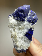 Load image into Gallery viewer, Afghan Lazurite Specimen | Deep Blue Lapis-Grade Crystal on Matrix | Collector Display Mineral
