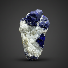 Load image into Gallery viewer, Afghan Lazurite Specimen | Deep Blue Lapis-Grade Crystal on Matrix | Collector Display Mineral
