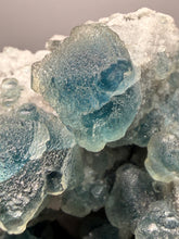 Load image into Gallery viewer, Premium Natural Blue Fluorite on Quartz Matrix

Collector Mineral Specimen – Inner Mongolia, China

Xianghualing Mine, Hunan Province, China
