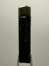 Load image into Gallery viewer, Dark Green Cap Stak Nala Tourmaline with Cleavelandite Flower – Haramosh Mountains, Pakistan | Thumbnail Specimen
