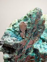 Load image into Gallery viewer, 4” Polished Native Copper in Chrysocolla — Display Specimen (Indonesia)
