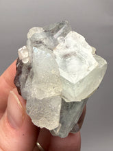 Load image into Gallery viewer, Lustrous Apophyllite over Red Heulandite (Zeolite Pocket) — Deccan Traps, Maharashtra, India
