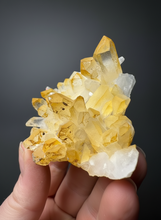 Load image into Gallery viewer, High Grade Golden Iron-Stained Himalayan Quartz Cluster | Rare Pakistan Mineral Specimen | Collector Display Crystal

