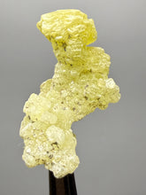 Load image into Gallery viewer, Vibrant Yellow Brucite Thumbnail Mineral Specimen | Collector Crystal from Killa Saifullah District in Balochistan Province, Pakistan
