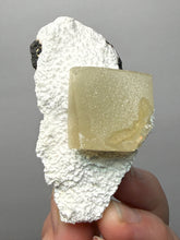 Load image into Gallery viewer, Rare Druzy Golden “Diamond” Calcite on Zeolite Matrix — Maharashtra, India | Collector Cabinet Specimen
