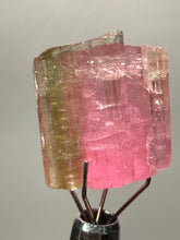 Load image into Gallery viewer, Raw Bi-Color Pink and Green Tourmaline Crystal Specimen | Ocean View Mine, Pala, California, USA
