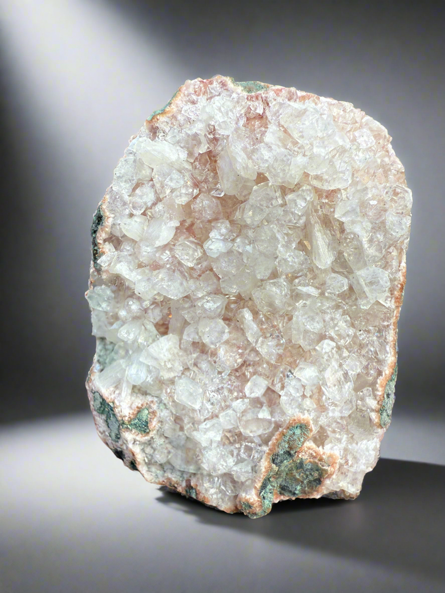 Red Phantom Apophyllite • Maharashtra, India