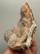 Load image into Gallery viewer, Natural Botryoidal Goethite on Druzy Amethyst Cluster | Collector Mineral Specimen | Morocco

