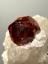 Load image into Gallery viewer, High-Grade Naturally Faceted Red Spessartine Garnet on Matrix — Skardu, Pakistan
