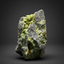 Load image into Gallery viewer, High-Grade Green Wavellite Collectors Specimen - Radiating Botryoidal Crystal Formation - Arkansas, USA
