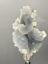 Load image into Gallery viewer, Druzy Chalcedony Stalactites with Druzy Clear Apophyllite | Maharashtra, India
