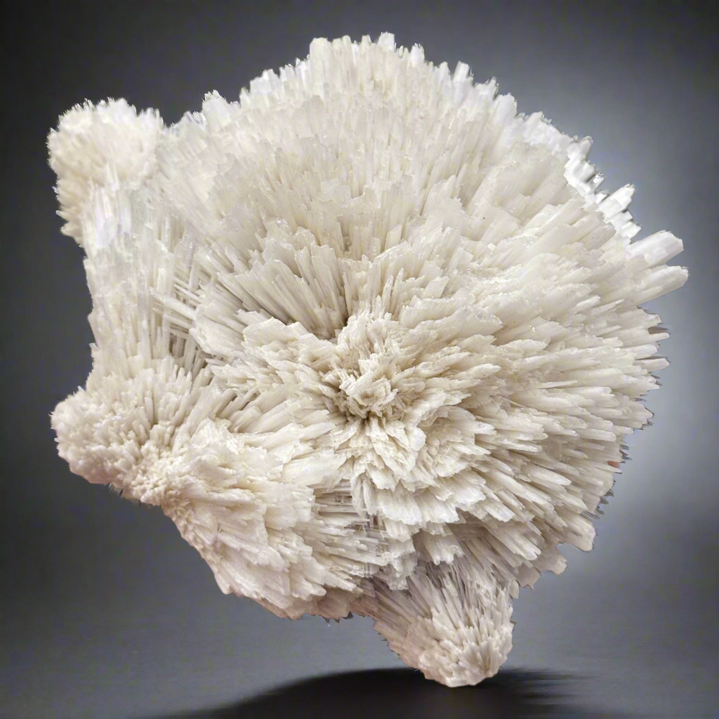 Specimen - White Scolecite Spray