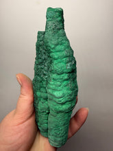 Load image into Gallery viewer, 6”+ Triple Malachite Stalactite — Botryoidal “Cave” Formation | DR Congo  | Collector Mineral Specimen

