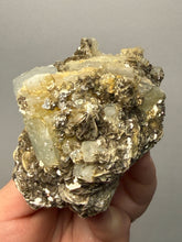 Load image into Gallery viewer, Premium Aquamarine with Mica on Matrix

Collector Mineral Specimen – Nagar Valley, Pakistan
