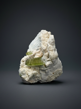 Load image into Gallery viewer, Watermelon Tourmaline &amp; Aquamarine on Matrix – Collector Mineral Specimen from Pakistan

