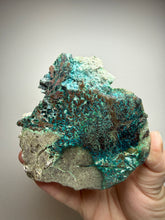 Load image into Gallery viewer, 4” Polished Native Copper in Chrysocolla — Display Specimen (Indonesia)
