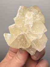 Load image into Gallery viewer, Rare Druzy Golden “Diamond” Calcite on Zeolite Matrix — Maharashtra, India | Collector Cabinet Specimen
