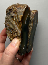 Load image into Gallery viewer, Premium Sumatra Agate Pair (Banded Chalcedony) Display Specimen | Indonesia
