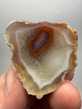 Load image into Gallery viewer, Polished Malawi Agate Half – High-Grade African Banded Agate Display Specimen
