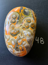 Load image into Gallery viewer, Bumblebee Jasper Agate Palm Stone from West Java, Indonesia • AAA High Grade
