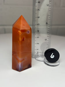 Carnelian (Red and Orange) Obelisk Tower