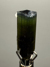 Load image into Gallery viewer, Blue Cap Dark Green Stak Nala Tourmaline with Cleavelandite – Haramosh Mountains, Pakistan | Thumbnail Specimen
