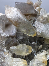 Load image into Gallery viewer, Isometric Fluorite &amp; Scalenohedral Calcite Specimen | Pakistan Mineral Collector Display Piece
