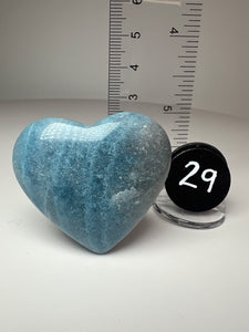 Blue Trolleite from Brazil • Heart