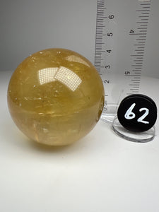 Golden Calcite Sphere • High Grade