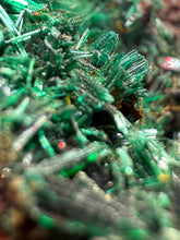Load image into Gallery viewer, Brochantite Collector Mineral Specimen – Vivid Green Copper Crystals from Morocco
