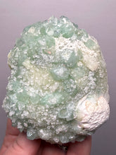 Load image into Gallery viewer, Luminous Mint Apophyllite with Glittering Druzy Sugar Quartz – India
