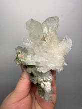Load image into Gallery viewer, Chlorite-Included Quartz Cluster (Green Phantom Quartz) – Pakistan Mineral Specimen
