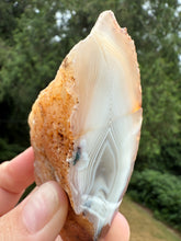 Load image into Gallery viewer, Rare Moroccan White Agate w Incredible Parallax Collected by Indigenous Nomads | Ancient Beauty from the Sahara
