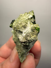 Load image into Gallery viewer, Gemmy Green Garnet on Matrix – Pakistan Collector Specimen
