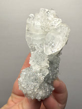 Load image into Gallery viewer, Druzy Chalcedony Stalactites with Druzy Clear Apophyllite | Maharashtra, India
