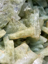 Load image into Gallery viewer, High-Grade Green Heulandite on Peach Stilbite Crystal Cluster | Deccan Traps, Maharashtra, India | Collector Mineral Specimen
