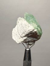 Load image into Gallery viewer, Luminous Mint Apophyllite with Glittering Druzy Sugar Quartz – India

