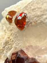 Load image into Gallery viewer, High-Grade Naturally Faceted Red Spessartine Garnet on Matrix — Skardu, Pakistan

