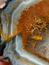 Load image into Gallery viewer, Rare Moroccan Orange Plume Agate Collected by Indigenous Nomads | Ancient Beauty from the Sahara
